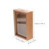 Abaodam Wooden Piggy Bank Photo Frame Money Saving Box for Boys and Girls and Adults Compact Bank for Desktop for Birthdays and Special Occasions view 2