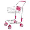 Idena 40250 Shopping Trolley, Pink/Silver view 1