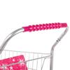 Idena 40250 Shopping Trolley, Pink/Silver view 2