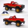 10 Set 1/64 Off Road Wheels, 1:64 Scale Wheels and Tires Set Large Trucks Off-Road Modified Tire with 5 Styles Rims(Tire Diameter 0.68in/17.2mm) (Gold) view 4