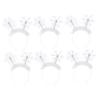 FRCOLOR 12pcs Christmas Snowflakes Hair Bands for Holiday Decorations Lightweight Headbands for Women and Girls Xmas Accessories for Parties and Festive Occasions view 1