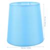 Gadpiparty Your Lampshade Stylish Light Lampshade Cover 10x13x13 Inches Blue Bed Room view 4