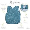 BapronBaby Neutral Foodie Bapron - No Neck Tie Safer Bib for Baby & Toddler - Soft Waterproof Stain Resistant - Machine Washable - Sz Baby/Toddler 6m-3T view 4