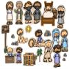 Story Time Felts Good Samaritan Bible Felt Board Figures New Testament Flannel (Figures & Background) view 2