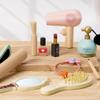 Atoylink Wooden Makeup Toy Set, 15Pcs Hair Salon Girl Toys Toddler Pretend Play Makeup Kit with Plush Makeup Bag Princess Beauty Realistic Accessories for Girls Age 3 4 5 6 Birthday Gifts view 2