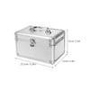 BESTOYARD Mahjong Box - Portable Aluminium Alloy Storage Case for Mahjong Tiles Design with Rotating Buckle Ideal for Family Games and Health Supplies view 2