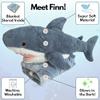 Shark 3-in-1 Plush with Glow-in-The-Dark Blanket - Lovable 29" Shark Pillow & Friend view 2