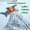 Shark 3-in-1 Plush with Glow-in-The-Dark Blanket - Lovable 29" Shark Pillow & Friend view 3