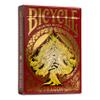 Bicycle Red Dragon Gold Foil Premium Playing Cards, 1 Deck view 1