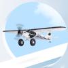 Fms Rc Airplanes for Adults Remote Control Airplane 1300MM (52") Piper PA-18 Super CUB with Reflex V3 6 Channel RTF Rc Planes for Beginners Ready to Fly (Including Transmitter,Receiver,Charger) view 1