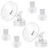 6 Piece Pump Part Set, 2pcs 28mm Flange and 4pcs Duckbill Valve Compatible with Spectra S1 S2 S9 Plus Synergy Gold Breast Pump, for Spectra Accessories Replacement view 1