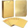2 Decks -Gold Diamond Playing Cards - Durable and Waterproof, Perfect for Magic, Poker, Parties, and Special Occasions. Ideal for Memorable Gifts (Standard Gold) view 3
