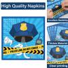 100 Pcs Police Party Plates and Napkins Party Supplies Police Birthday Party Tableware Set Police Officer and Car Party Decorations Favors for Police Theme Party Serves 25 view 3