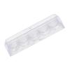 Mikinona Creative Poker Chips Organizer Transparent Acrylic Storage Box with Lid for Chips Game and Parties Space-Saving Design to Keep Your Poker Tidy and Protected view 1