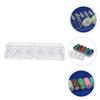 Mikinona Creative Poker Chips Organizer Transparent Acrylic Storage Box with Lid for Chips Game and Parties Space-Saving Design to Keep Your Poker Tidy and Protected view 3