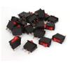POWTAXBJGD 24pcs Kcd-104 Spst On-Off Red LED Rocker Switch AC 250V/15A 125V/20A view 1