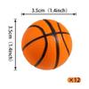 12 Pack Basketball Cupcake Toppers - Basketball Player & Apparel Cupcake Picks for Kids' First Birthday & Baby Shower Sports Theme Cake Decorations view 2