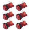 POWTAXBJGD 27mm Mounting Hole Momentary Gaming Push Button Switch with Micro Switch for Arcade Video Games Red 6 Pcs view 1