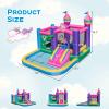 BOUNTECH Inflatable Bounce House, 6-in-1 Blow up Bounce House for Kids 3-6 Indoor Outdoor Party Family Fun w/Basketball Rim, 735w Blower, Bouncy House with Large Ball Pit for Birthday Party Gifts view 4