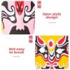 ABOOFAN 6pcs Sichuan Flocking Masks Decorative Cosplay Masks for Stage Performance Mixed Style Unique Party Props for Role Play and Home Decor view 4
