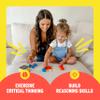 GiiKER Tic Tac Toe Bolt Game, Original 3-in-1 Handheld Games, Portable Travel Games for Car Ride, Toys Gift Idea for Kids and Adults, Stocking Stuffers Birthday Gifts for Boys Girls - Yellow view 4