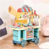 Kids Kitchen Food Stand with Play Food, Cashier Register, Accessories Ages 3- 6 view 3