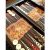 19-inch X Large Antique Backgammon Sets for Adults World Map Wooden Game Board Handmade Game Sets Gift idea for Dad, Anniversary, Birthdays view 3
