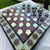 19"-in Luxury Backgammon Board Set for Adults X Large Wooden Game Board Handmade Game Sets and Pieces - Gift idea for Dad, Husband view 2