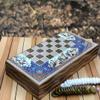 19"-inch Luxury Backgammon Sets for Adults X Large Wood Game Board Handmade Game Sets and Checkers - Gift idea for Dad, Husband, Birthday view 1