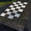 19"-inch Unique Backgammon Sets for Adults X Large Wood Game Board Handmade Game Sets and Checkers Decorative Gift idea for Dad, Husband, Birthday view 2