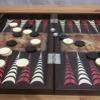 19"-in Backgammon Board Set for Adults World Map X Large Wooden Game Board Handmade Game Sets and Pieces - Gift idea for Dad, Husband, Birthdays view 4