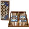 19"-inch Persian Backgammon Board Chess Set for Adults X Large Wooden Game Board Handmade Game Sets and Pieces - Gift idea for Dad, Husband, Birthdays view 1