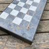 19"-inch Backgammon Board Set for Adults Large Wooden Game Board Handmade Game Sets and Checkers Marble Pattren - Gift idea for Dad, Husband, Birthdays view 2
