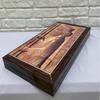 19-inch Antique Backgammon Set for Adults X Large Wooden Game Board Handmade Game Sets and Checkers/Gift idea for Dad, Husband, Birthdays view 1
