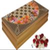 19"-inch Persian Backgammon Board Chess Set for Adults X Large Wooden Game Board Handmade Game Sets and Checkers - Gift idea for Dad, Husband, Birthdays view 2