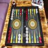 19"-inch Backgammon Board Set for Adults X Large Wooden Art Game Board Handmade Game Sets and Pieces - Gift idea for Dad, Husband, Birthdays and Any Occasion view 1