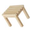 1pc Doll House Stool Model Wooden Ornaments Mini Adornment Mini Stool Mini House Accessories Mini Furniture Models Toy view 1