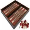 19"-inch Antique Backgammon Board Chess Set for Adults X Large Wooden Game Board Handmade Game Sets and Checkers - Gift idea for Dad, Husband, Anniversary view 2