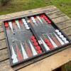 19"-inch Backgammon Board Set for Adults X Large Wooden Game Board Handmade Game Sets and Checkers - Gift idea for Dad, Anniversaries, Birthdays view 4