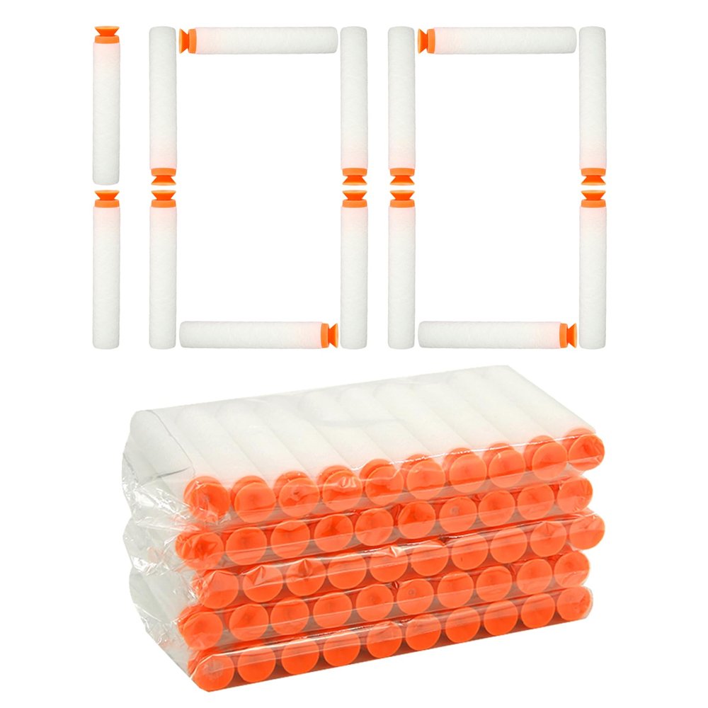 WALWAL 100 PCS Suction Darts Foam Bullet Refill Pack - Compatible with