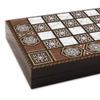 19"-inch Backgammon Board Chess Set for Adults Mother of Pearl Large Wooden Game Board Handmade Game Sets and Checkers - Gift idea for Dad, Birthdays view 2