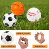 Urspasol 12-Pack Mini Basketball Stress Balls 2 Inch Soft Foam Squeeze Basketballs Ball Small Sport Theme Ball Basketball Party Favors for Kids ,Decor, ,Gifts & Anxiety Relief School Rewards view 3
