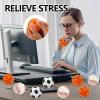 Urspasol 12-Pack Mini Basketball Stress Balls 2 Inch Soft Foam Squeeze Basketballs Ball Small Sport Theme Ball Basketball Party Favors for Kids ,Decor, ,Gifts & Anxiety Relief School Rewards view 4