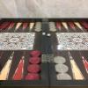 19"-inch Backgammon Board Chess Set for Adults Large Wooden Game Board Handmade Game Sets and Checkers - Gift idea for Dad, Birthdays Any Occasion view 2