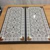 19"-inch Backgammon Board Chess Set for Adults Large Wooden Game Board Handmade Game Sets and Checkers - Gift idea for Dad, Birthdays Any Occasion view 3
