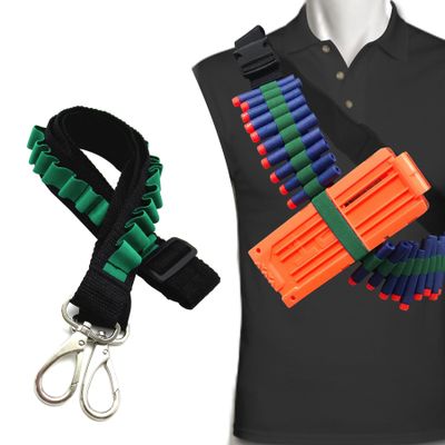 WALWAL Elite Tactical Toy Bullet BandolierAdjustable High Capacity Dart