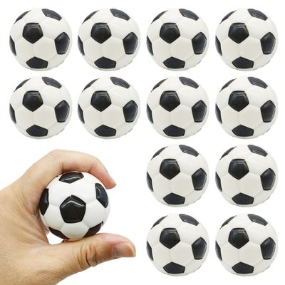 Urspasol 12 Pack Mini Soccer Stress Balls 2 Inch Small Sports Balls Soft Foam Soccer Squeeze Balls for Party Decor, Favors, Gifts,School Rewards, Anxiety Relief Hand Exercise