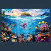 Trefl Dive into Underwater Paradise 13500 Jigsaw Puzzle Prime 78"x54" Large Jigsaw, Thick Cardboard, Colorful Ocean Bottom, Creative Fun for Adults and Children from 14 Years Old view 3