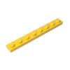 XYEIUGO Gobricks GDS-506 3460 Plate 1x8, Yellow, 50 pcs Brick Parts view 1
