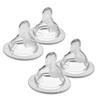 MAM Bottle Nipples Mixed Flow Pack - Extra Slow Flow Nipple Level 0 and Slow Flow Nipple Level 1, for Newborns and Older, SkinSoft Silicone Nipples for Baby Bottles, Fits All MAM Bottles, 4 Pack view 1